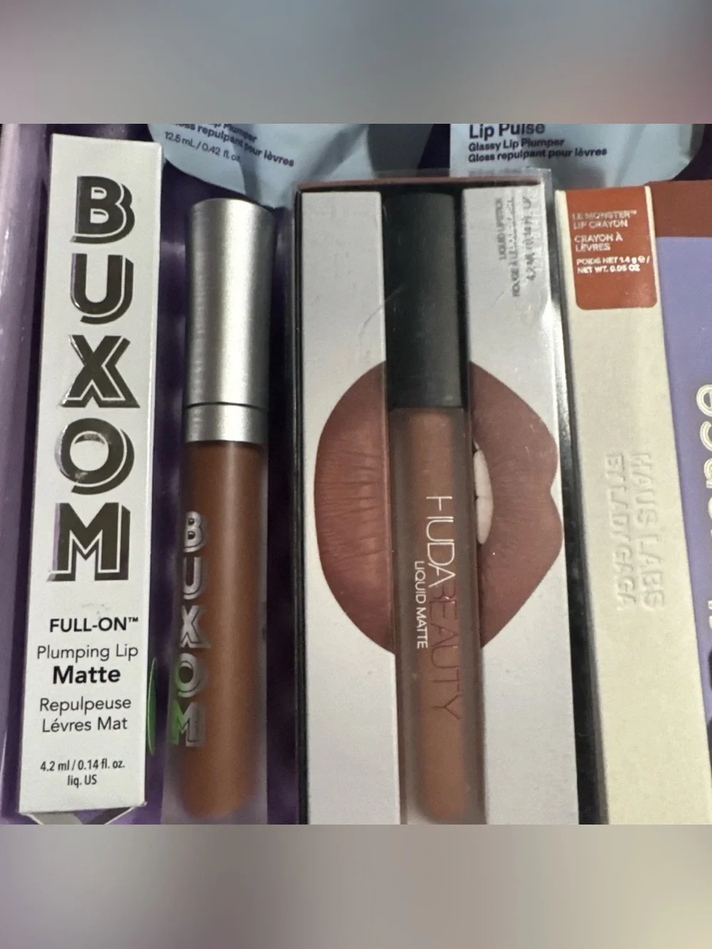 11 PCS Kosas Huda Beauty Buxom Lancôme Laneige Florence by Mills NAKERY A15 Lot